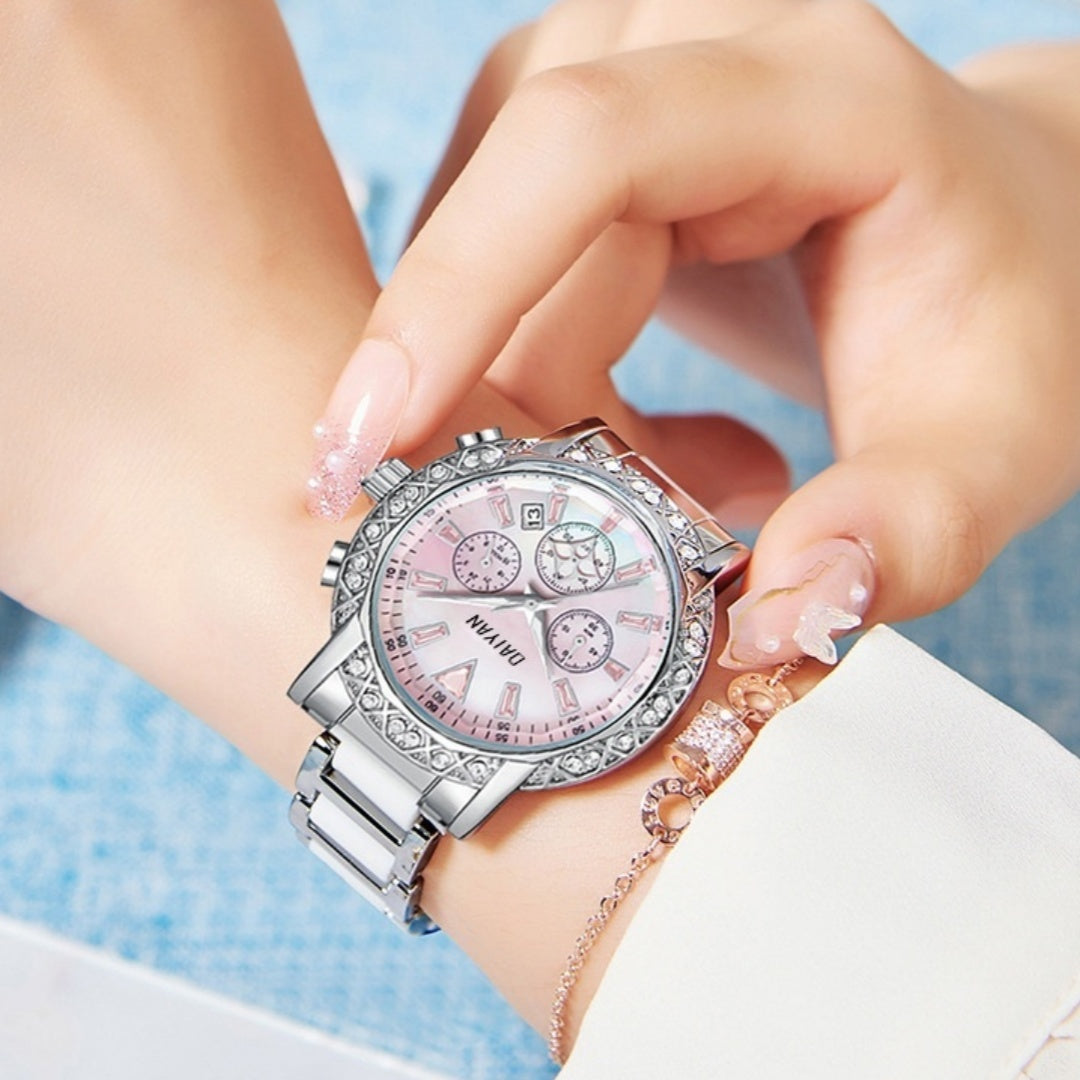 Classic Versatile Pendant Luxury Multi-functional Wrist Watch For Women