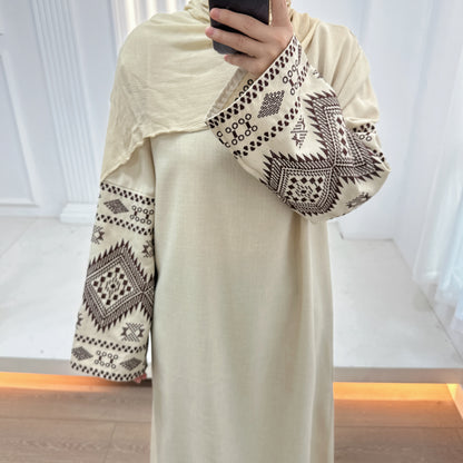Vintage Embroidered Design Abaya (Burkha,kaftans) For Women