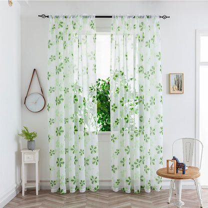 Modern Mesh Bedroom Light Transmission Decorative Curtain