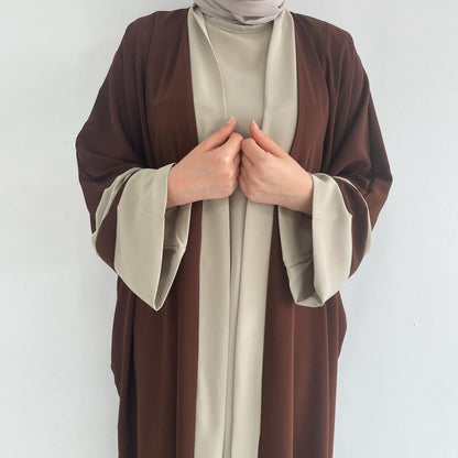Iranian Long Two-piece Suit Abaya (Burkha,kaftans) For Women
