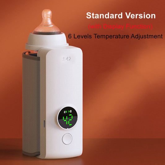 Portable Wireless Baby Milk Warmer And Heating Bag Universal Bottle Insulation Sleeve & Rechargeable