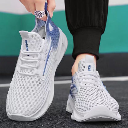 Men's Lace-up Sports Sneakers Fashion Hollow-Sole