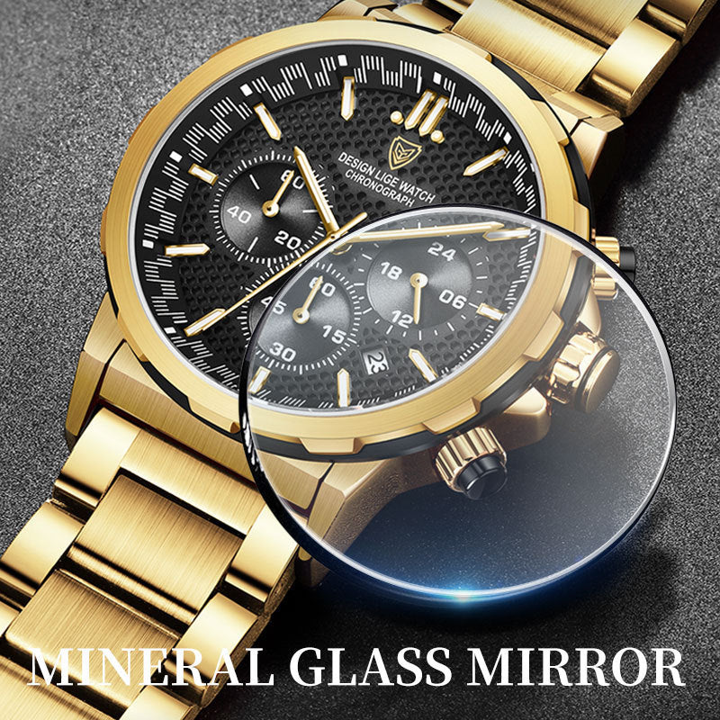 Classic Chronograph Classic Multifunctional with Luminous And Waterproof Watch