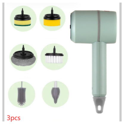 Multi-Functional Electric Cleaning Brush For Dishwashing & Bathroom Cleaning