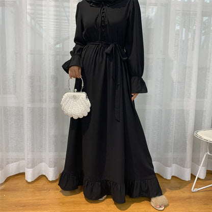Versatile & Modern Middle-East Solid Color  Abaya (Burkha,kaftan) For Women