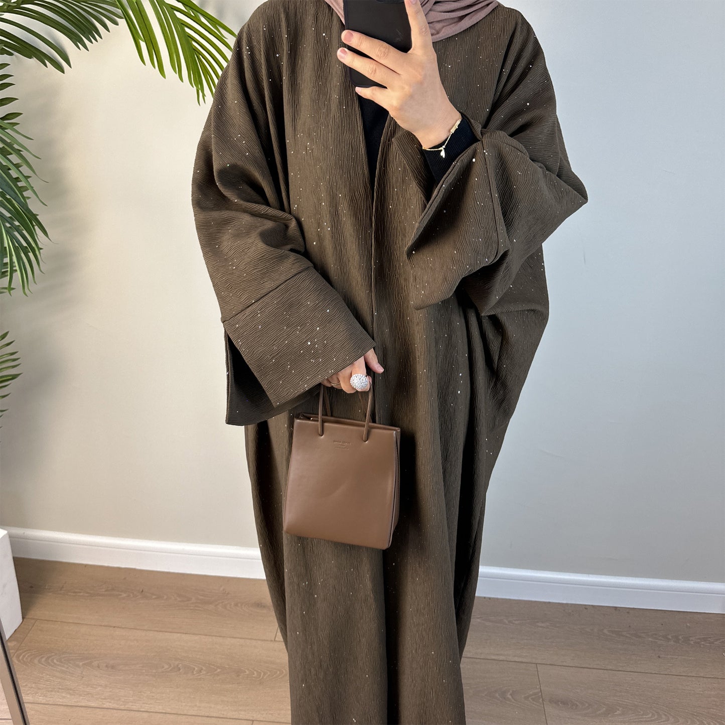 Fancy Elegant Dubai Middle-East Thickening Abaya ( Burkha,Kaftans) For Women