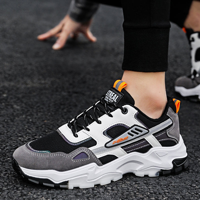 Lace-up Sneakers Men's Outdoor Breathable Casual Lightweight Sneaker's