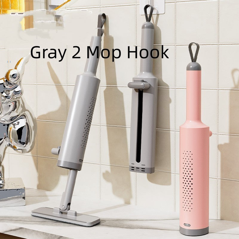 Multipurpose 180° Rotatable Self-Squeeze Mini Mop With Crevice Brush And Flat Squeeze Mop