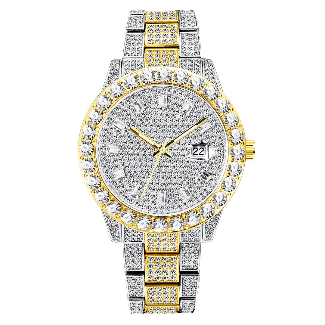 Elegant Pendant Large Dial Wrist Watch for Women